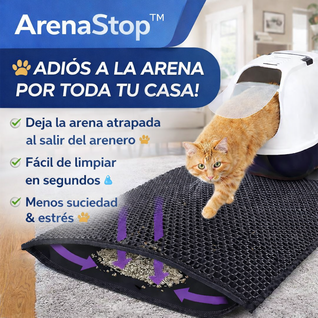 ArenaStop™ | Alfombra Atrapa Arena