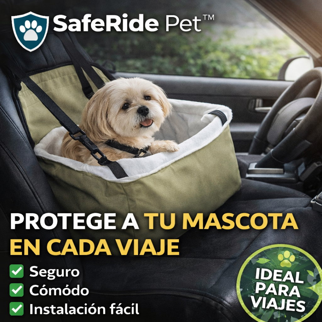 SafeRide Pet™ | Asiento Mascota