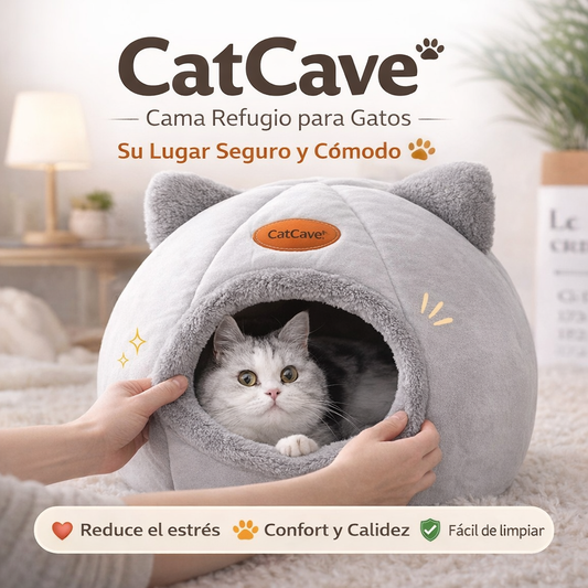 CatCave™ | Cama Refugio para Gatos