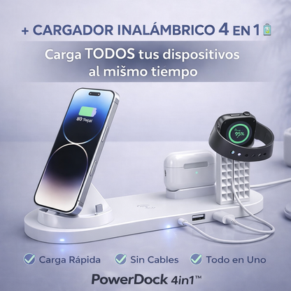 PowerDock 4in1™ | Cargador 4 En 1