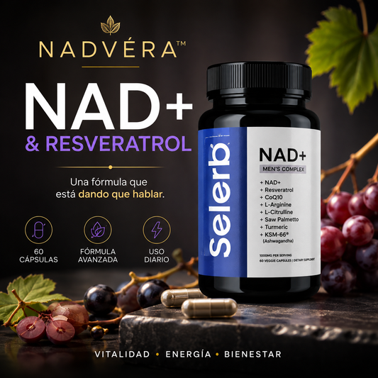 Nadvéra™ | NAD+ & Resveratrol – Vitalidad y Bienestar