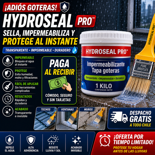 HydroSeal Pro™ | Impermeabilizante Transparente Antigoteras 1 kilo