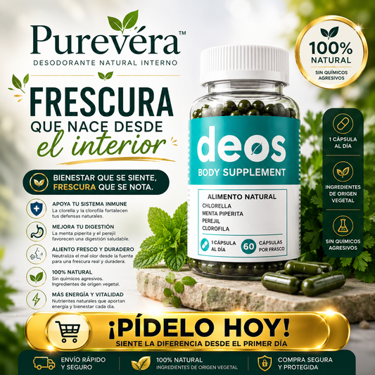 Purevéra™ | Suplemento Natural de bienestar Interno 60 Cápsulas