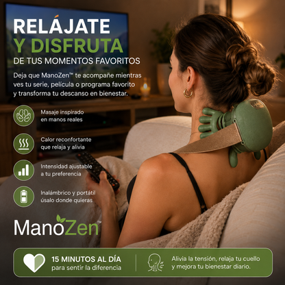 ManoZen™ | Masajeador Cervical de Presión Profunda